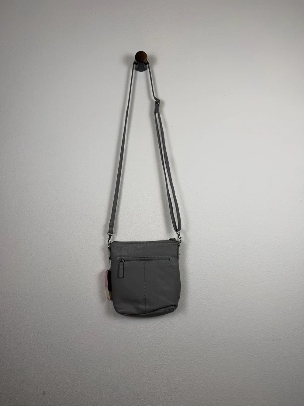 Everyday Gray Crossbody Cosmetic Pouch - Sleek Organizer